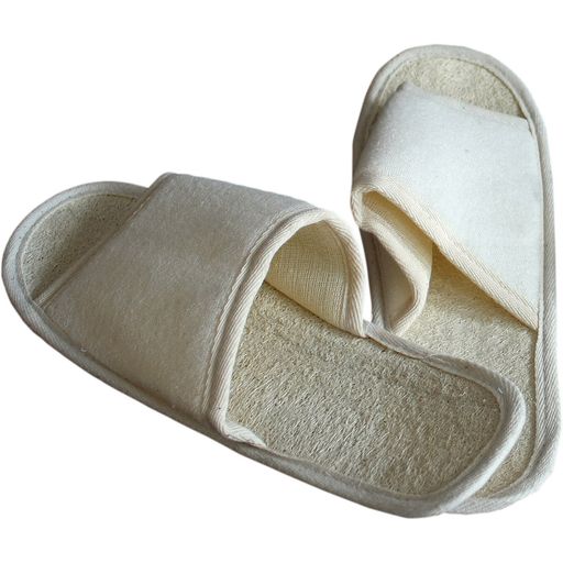 Cose della Natura Natuurlijke Loofah-slippers - Medium