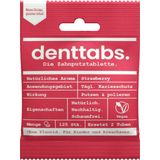 denttabs. Fluoride-free Strawberry Toothpaste Tabs