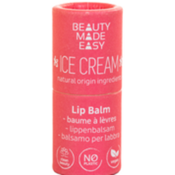 BEAUTY MADE EASY Paper Tube Lip Balm - Summertime - Ice Cream