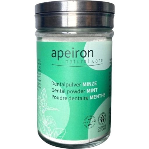 Apeiron Auromère Mint zobni puder - 40 g