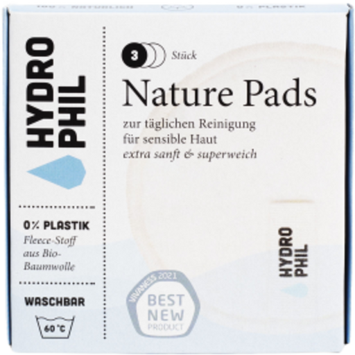 Prirodni jastučići za čišćenje kože za višekratnu upotrebu - 3 komada