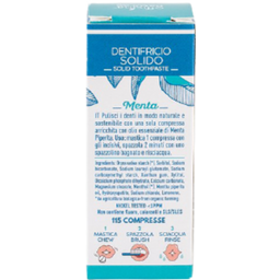 Officina Naturae Solid Toothpaste Tablets - Mint  