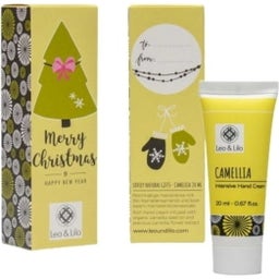 Small Greeting Merry Christmas with Hand Cream - Camellia