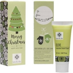 Kleiner Gruß Merry Christmas mit Handcreme - Olive