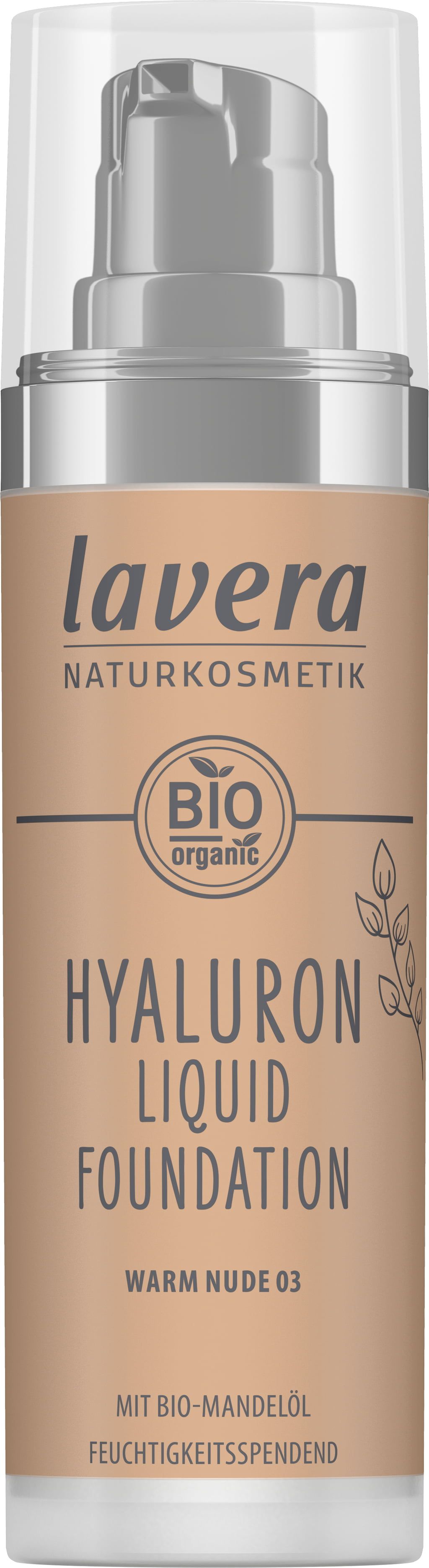lavera Hyaluron Liquid Foundation - 03 Warm Nude