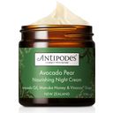 Antipodes Avocado Pear tápláló éjszakai krém - 60 ml