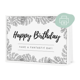 "Happy Birthday " darilni bon za tiskanje