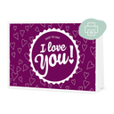 I Love You! - Önállóan kinyomtatható ajándékutalvány - I Love You! - digitális utalvány