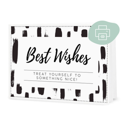 Best Wishes - Chèque-Cadeau à Télécharger