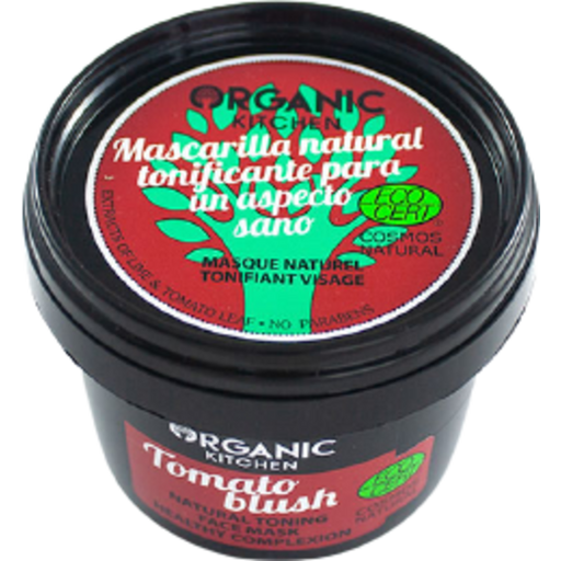 Organic Kitchen Natural Toning Face Mask "Tomato Blush" - 100 ml