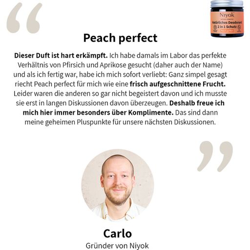 Niyok Deocreme Peach Perfect - 40 ml