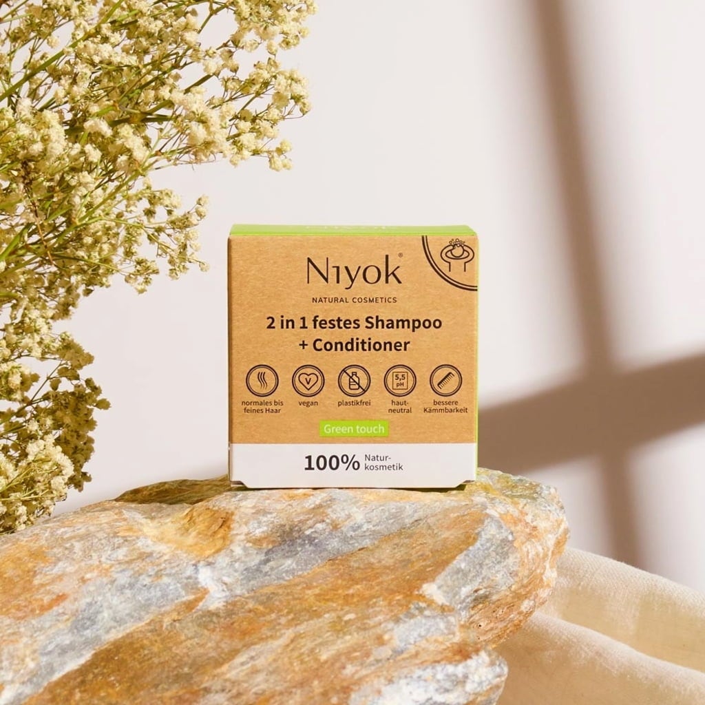 Niyok Solid Shampoo+Conditioner - Green Touch