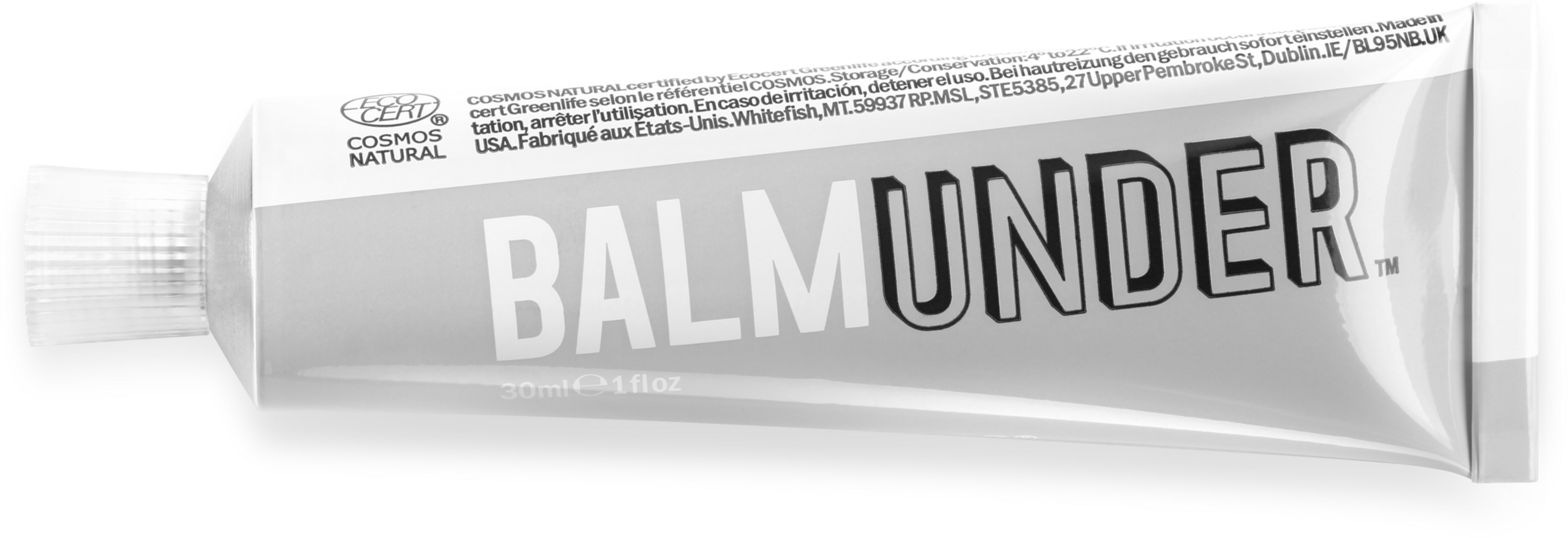 HURRAW! Balmunder™ Deodorant - neutro, senza profumazioni
