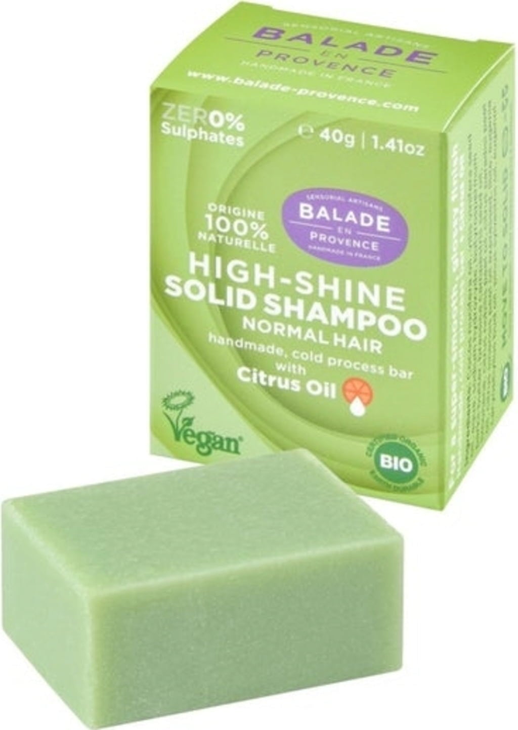 BALADE EN PROVENCE Sapone Solido per Capelli agli Agrumi - 40 g