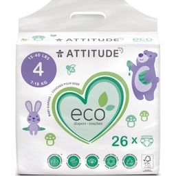 Attitude Organic Baby Diapers - Size 4 (7 - 18 kg)