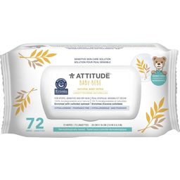 ATTITUDE Natural Baby Wipes - 72 Stk
