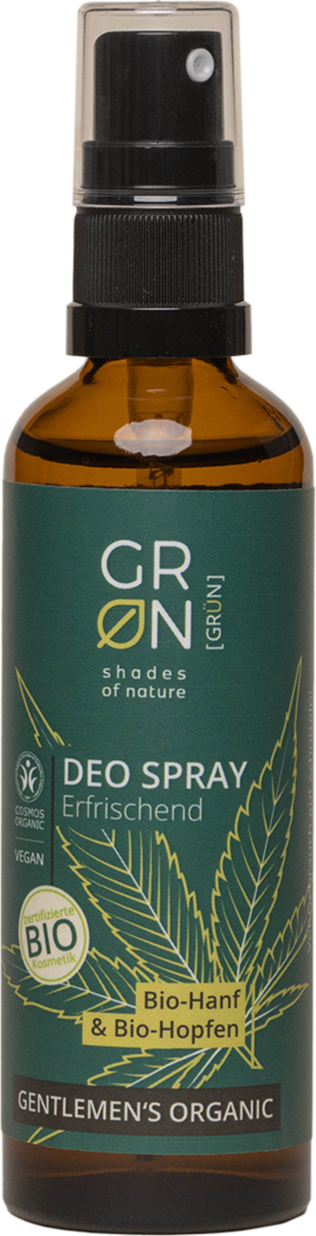 GRØN Deo Spray Hemp & Hops - 75 ml
