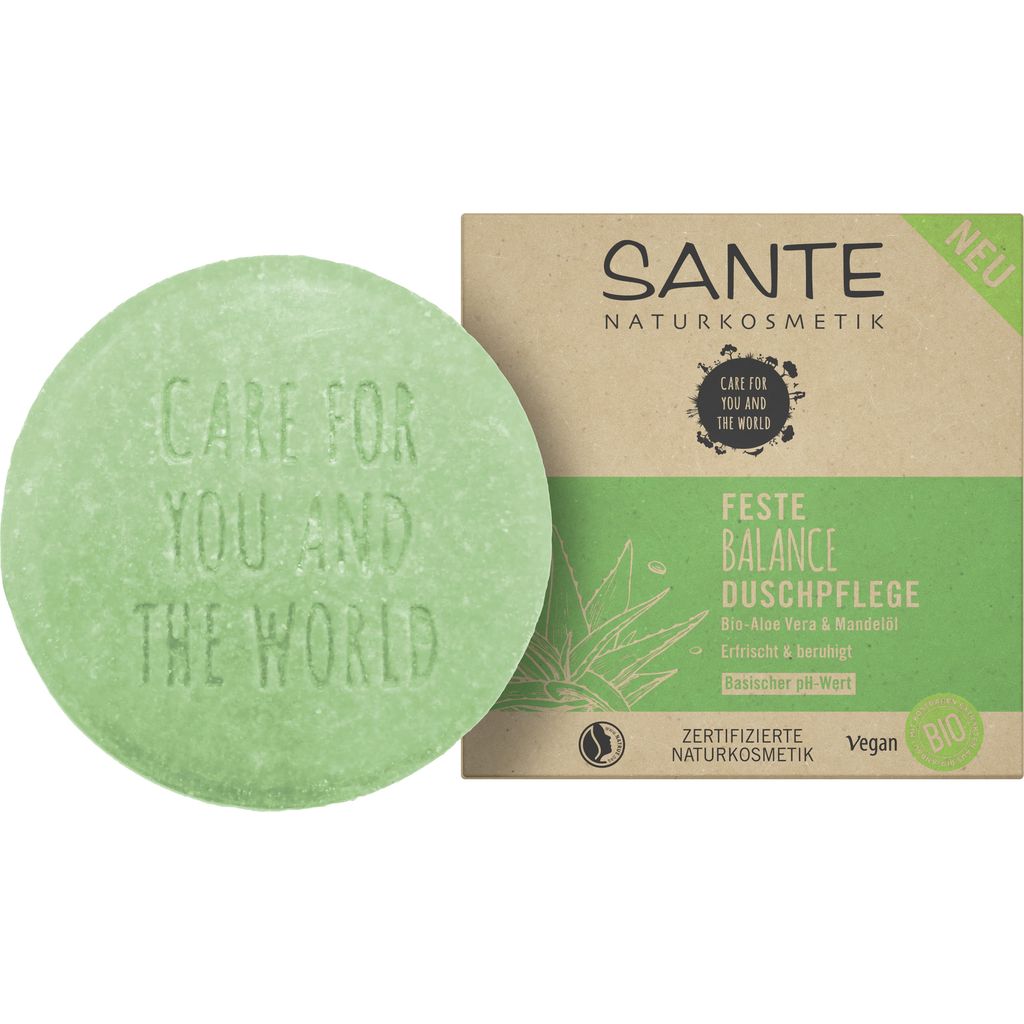 Sante Naturkosmetik Balance Solid Shower Gel 80 G Ecco Verde Online Shop