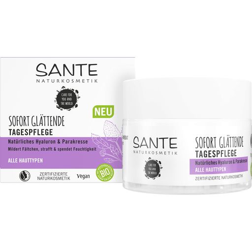 SANTE Naturkosmetik Instant Smooth Day Cream - 50 ml