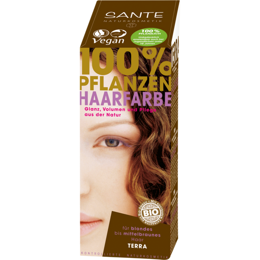 SANTE Rastlinná farba na vlasy Terra - 100 g