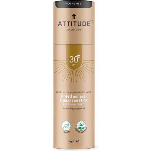 Attitude Tinted Sun Care Face Stick SPF 30 - 30 г