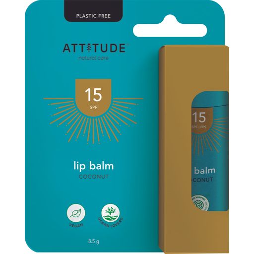 Attitude Coconut Lip Balm SPF 15 - 8,50 g
