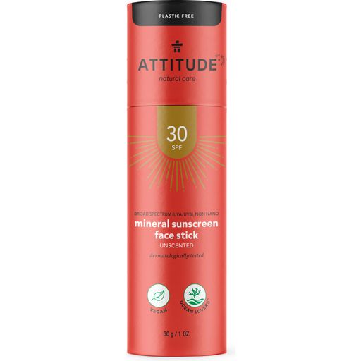 ATTITUDE Mineral Sunscreen Face Stick SPF 30 - 30 g