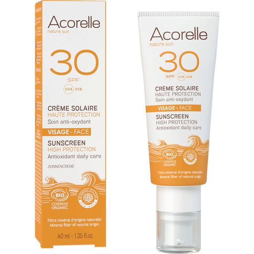 Acorelle Sunscreen SPF 30 - Face - 40 ml