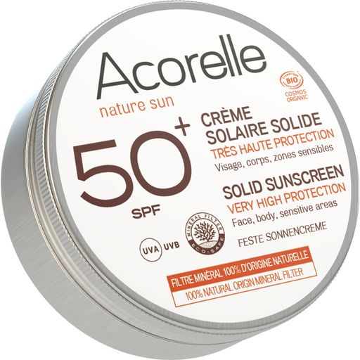 Acorelle Crema Solare Solida SPF 50+ - 30 g