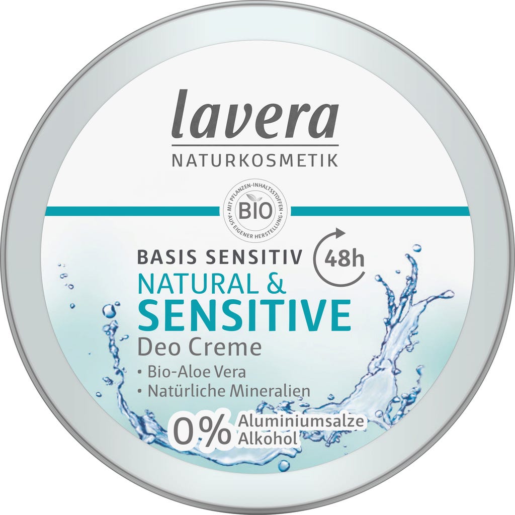 lavera Basis Sensitiv Natural & Sensitive Deodorant Cream, 50 ml - Ecco  Verde Online Shop
