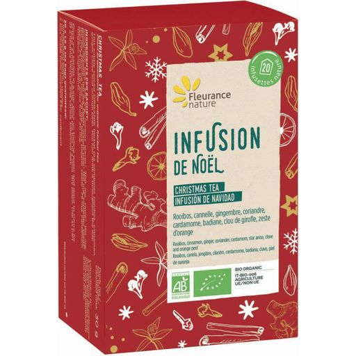 Fleurance Nature Organic Christmas Tea - Caja de bolsitas de té 20 uds.