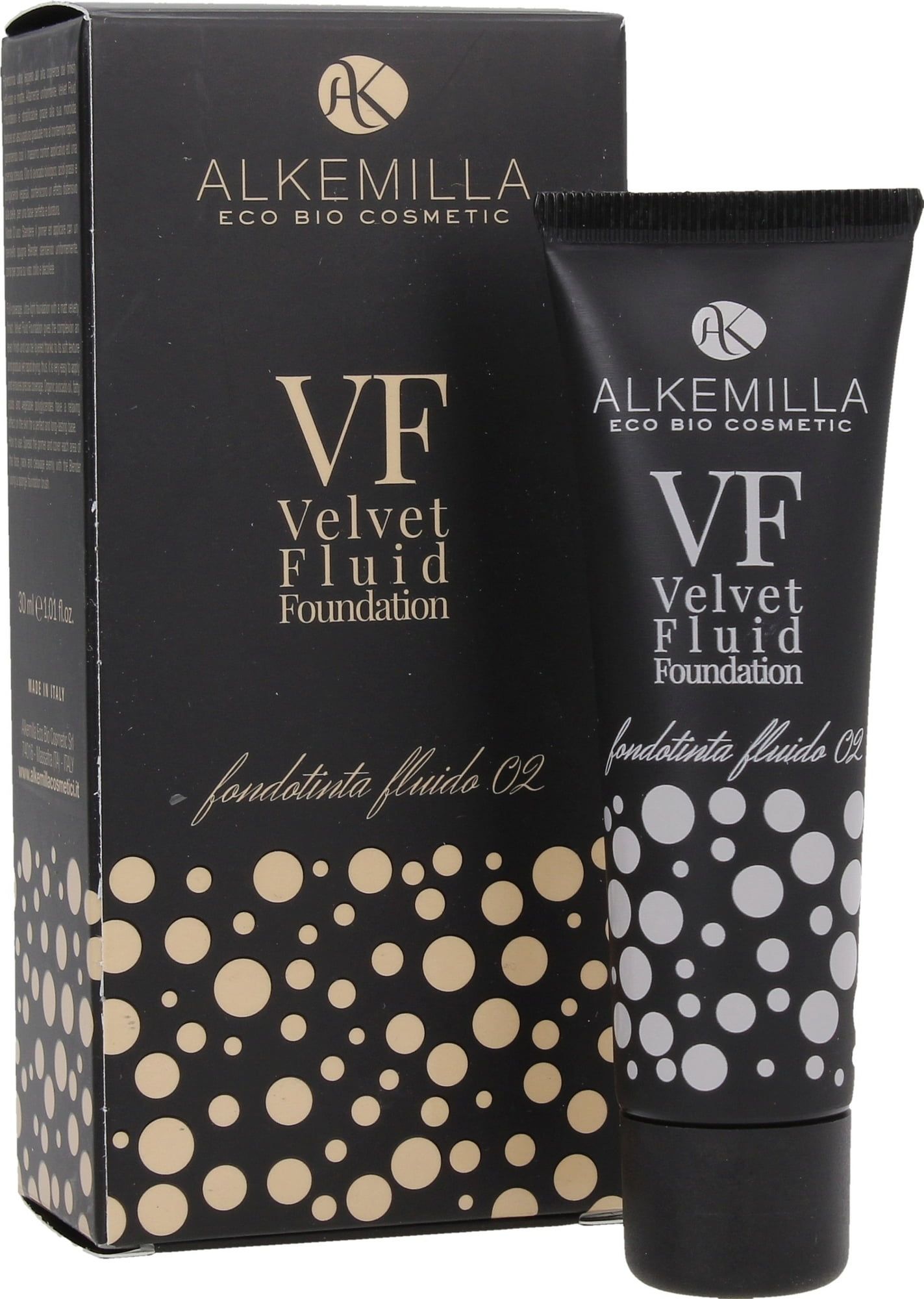Alkemilla Eco Bio Cosmetic Velvet Fluid Foundation - 02
