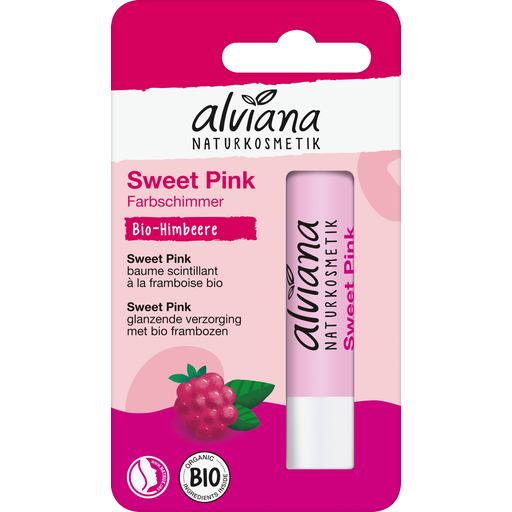 Alviana Naturkosmetik Sweet Pink balzam za usne - 4,50 g