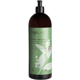 Liquid Aleppo Soap 20% Organic Bay Laurel Oil - 1 l