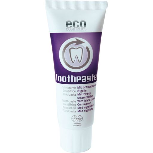 eco cosmetics Pasta za zobe s črno kumino - 75 ml