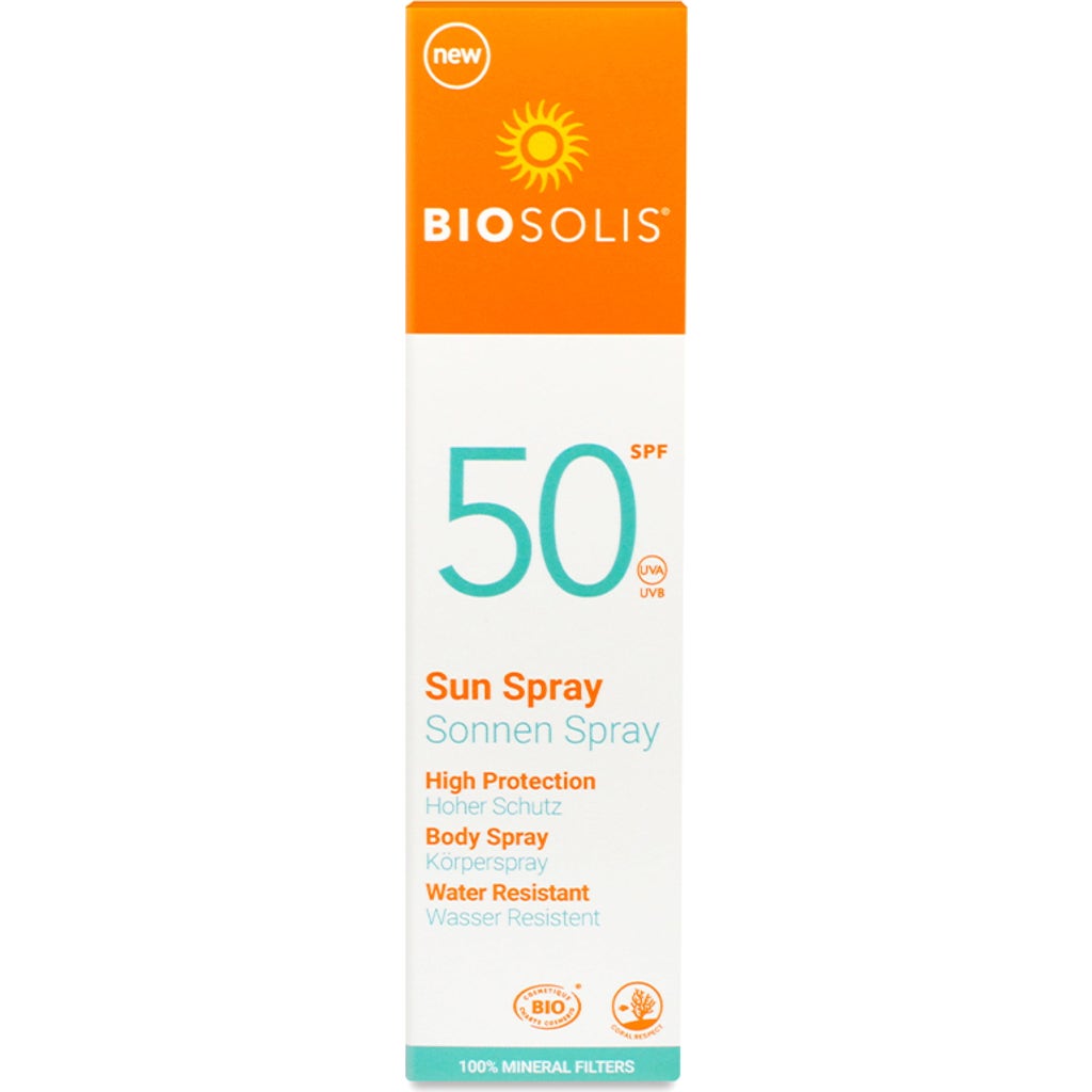 Biosolis Sun Spray SPF 50, 100 ml - Ecco Verde Online Shop