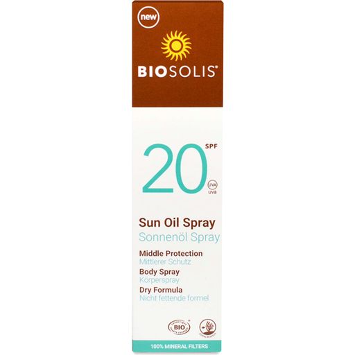 Biosolis Olio Solare in Spray LSF 20 - 100 ml