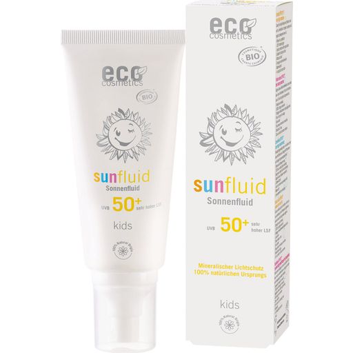 eco cosmetics Kids Sonnenfluid LSF 50+ - 100 ml