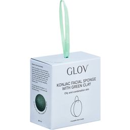GLOV Konjac Facial Sponge Green Clay - 1 szt.
