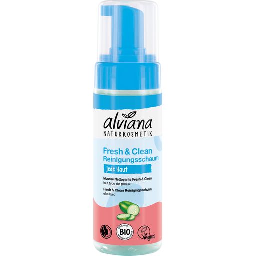 alviana Naturkosmetik Fresh & Clean Reinigingsschuim - 150 ml