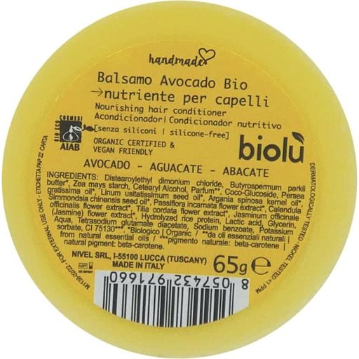 biolù Après-Shampoing Solide à l'Avocat - 60 g