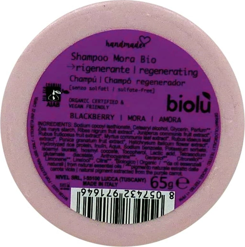 biolù Festes Shampoo - Brombeere
