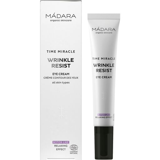 MÁDARA Organic Skincare TIME MIRACLE Wrinkle Resist Eye Cream - senza applicatore (20 ml)