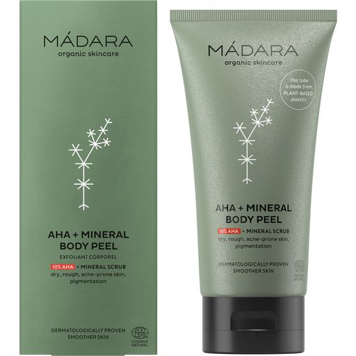 MÁDARA Organic Skincare AHA+Mineral Body Peel - 175 ml