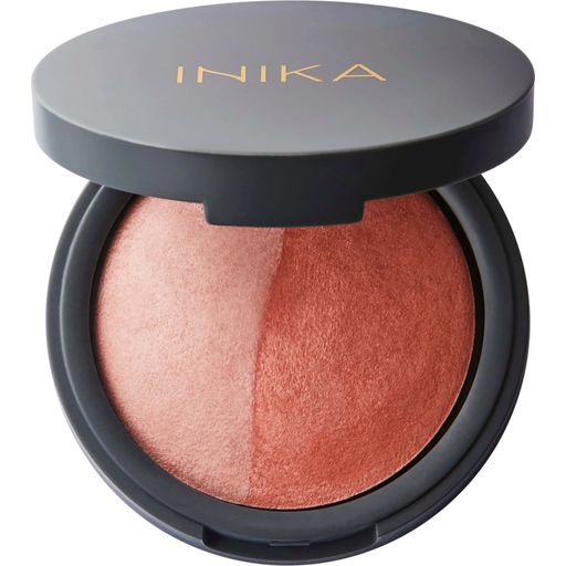 Inika Mineral Baked Blush Duo - rouge - Burnt Peach