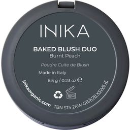 Inika Mineral Baked Blush Duo - Burnt Peach