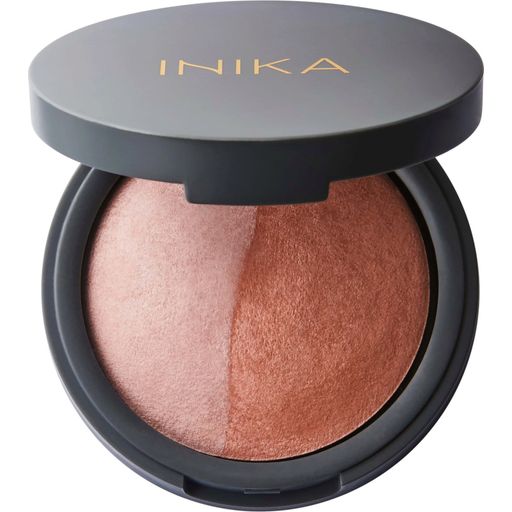 Inika Mineral Baked Blush Duo - Pink Tickle