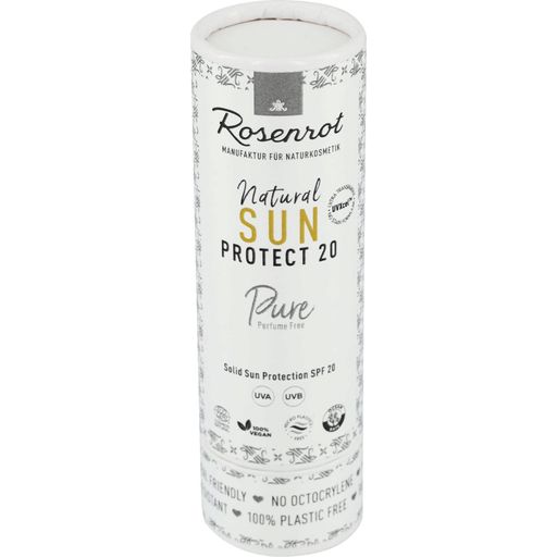 Rosenrot Pure Solid Sun Protection SPF 20 - 50 g