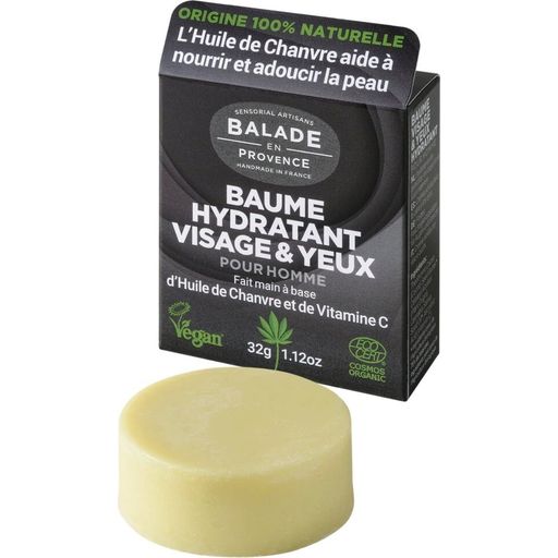 Baume Hydratant Solide Visage & Yeux pour Homme - 32 g