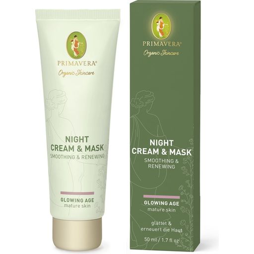 Night Cream & Mask - Smoothing & Renewing - 50 ml